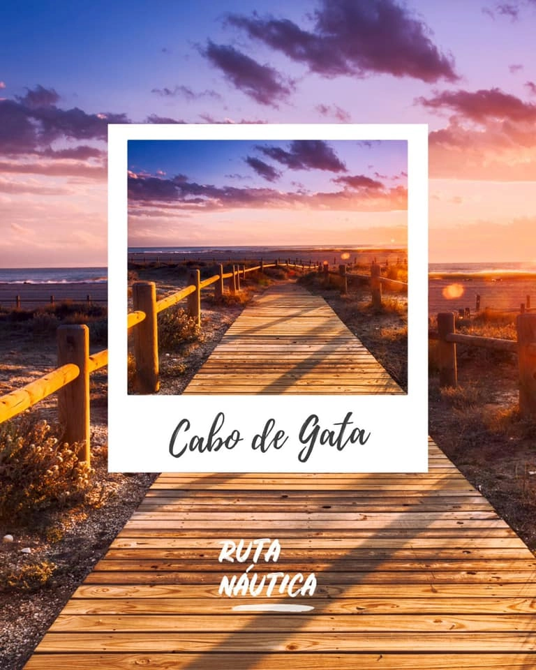 Hermosa puesta de sol en Cabo de Gata